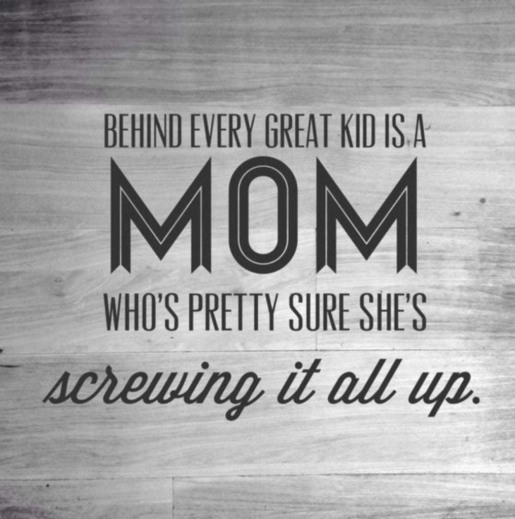 Behind every great kid is a mom