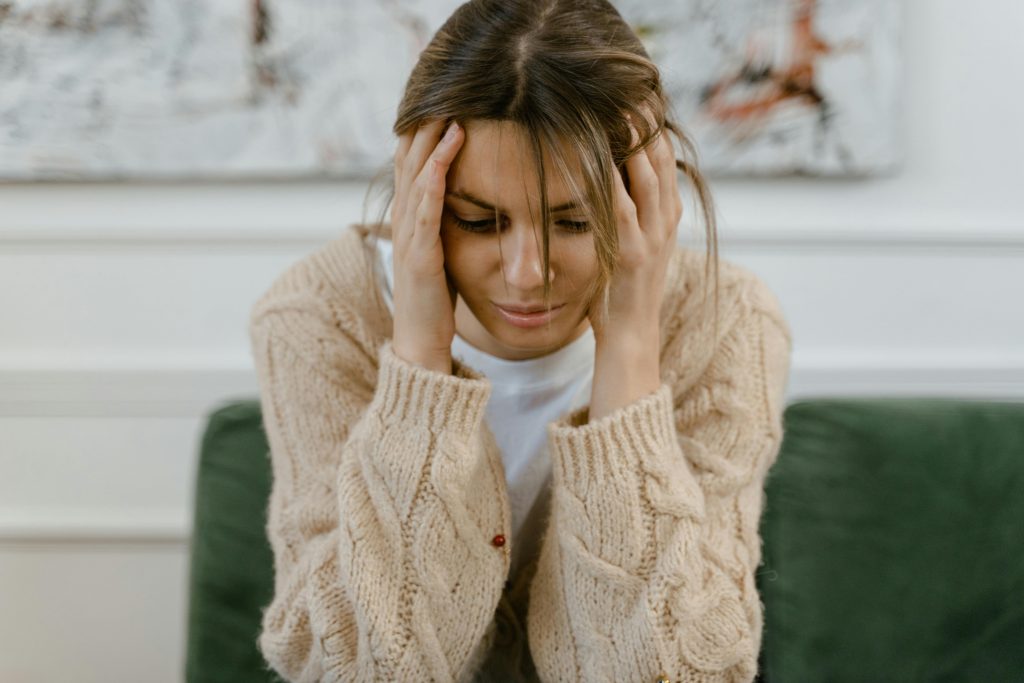 Woman experiencing chronic overthinking and anxiety in Sacramento therapy blog